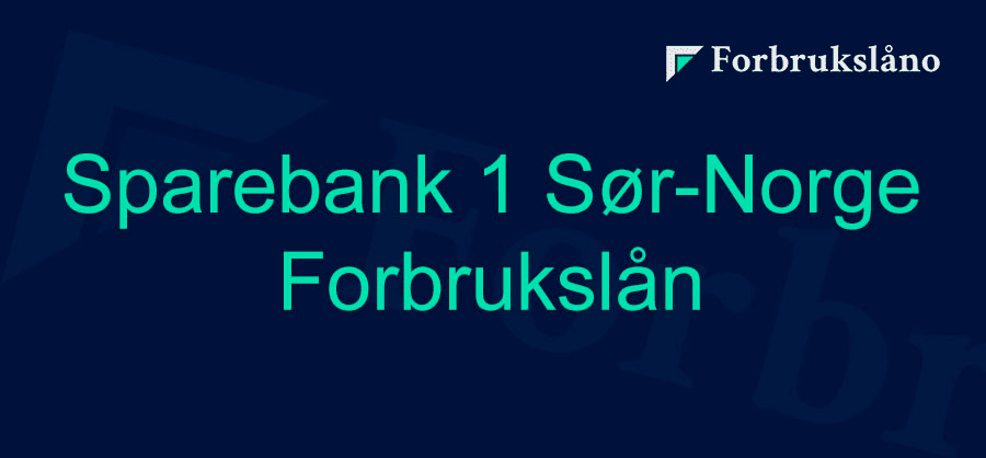 Vurdering av Sparebank 1 Sør-Norge Forbrukslån